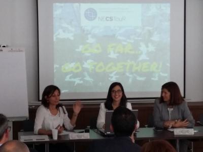 Synergies between European Cultural Routes and NECSTouR presented at the "Amigos do Camiño de Santiago" Association
