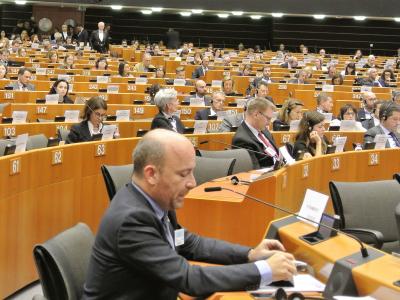 WTD2017: Historical Intervention at the Hemicycle of the European Parliament