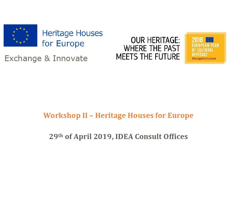Workshop II - Heritage Houses for Europe 