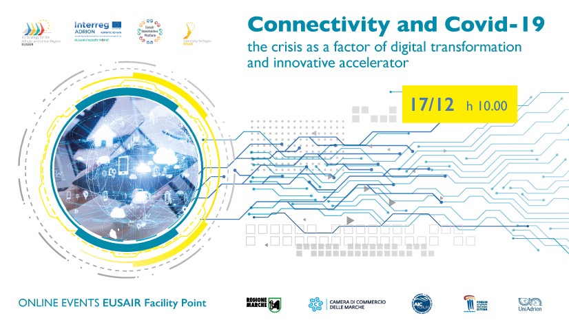 Webinar "Connectivity and Covid-19 emergency: the crisis as a factor ofdigital transformation and innovation accelerator”
