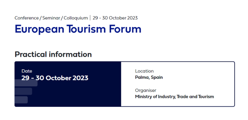 European Tourism Forum 2023