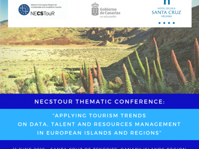 NECSTouR Thematic Conference "Applying Tourism Trends on Data, Talent and Resources Management in European Islands and Regions”