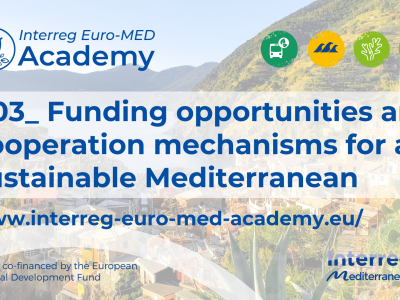 Interreg Euro-MED Academy Program on Funding Opportunities and Cooperation Mechanisms