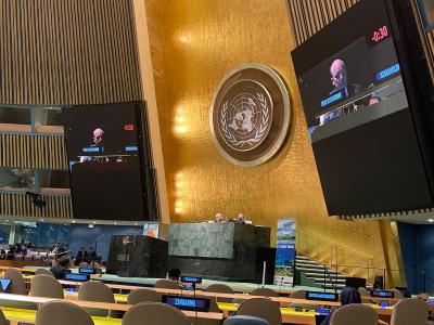 NECSTouR Vice President Torrent Speaks at High Level Debate at the United Nations Headquarters