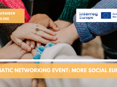 Interreg Europe - Thematic networking event: More social Europe